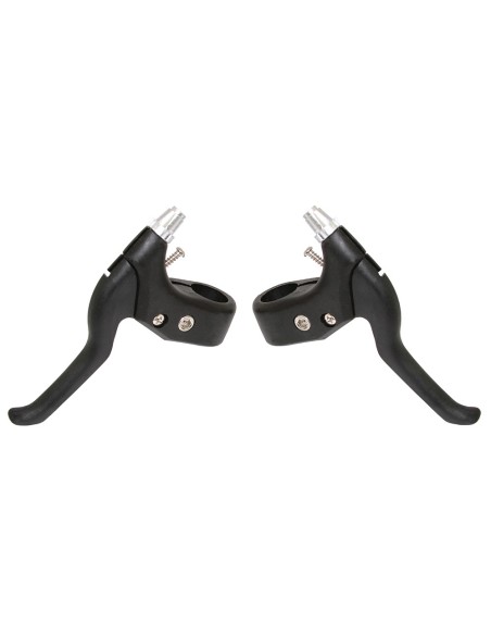 PVC Brake Lever Set 3 Finger Black.